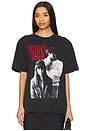 view 1 of 4 Sonny & Cher Portrait Boxy Tee in Black Pigment