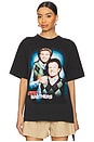 view 1 of 4 Step Brothers Glow Boxy Tee in Black Pigment
