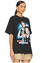 view 2 of 4 Step Brothers Glow Boxy Tee in Black Pigment