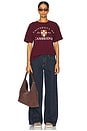 view 4 of 4 Tシャツ in Maroon