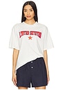 view 1 of 4 Lynyrd Skynyrd Jersey Boxy Tee in Cream Pigment