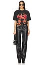 view 4 of 4 Dodge Rule The Road Boxy Tee in Black Pigment