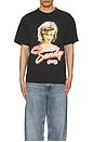 view 3 of 4 Grease Sandy Boxy Tee in Black Pigment