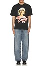 view 4 of 4 Grease Sandy Boxy Tee in Black Pigment