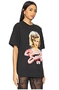 view 2 of 4 Grease Sandy Boxy Tee in Black Pigment