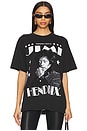 view 1 of 4 Jimi Hendrix Voodoo Child Boxy Tee in Black Pigment