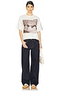view 4 of 4 Roma The Sistine Chapel Boxy Tee in Natural