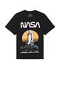view 1 of 4 NASA Shuttle Launch Boxy Tee in Black Pigment