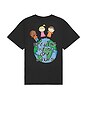 view 1 of 4 D.A.R.E. Globe Boxy Tee in Black Pigment