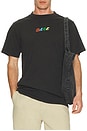 view 3 of 4 D.A.R.E. Globe Boxy Tee in Black Pigment