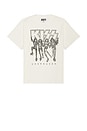 view 1 of 4 KISS Destroyer Boxy Tee in Cream Pigment