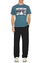 view 4 of 4 Talladega Nights If You Ain't First, You're Last Boxy Tee in Blue Pigment