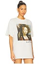 view 2 of 4 T-SHIRT BOXY LEONARDO DA VINCI GINEVRA DE' BENCI in Cream Pigment