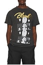 view 3 of 4 Blondie Gold Boxy Tee in Black Pigment