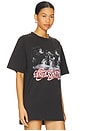 view 2 of 4 Aerosmith Singing Boxy Tee in Black Pigment