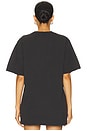 view 3 of 4 Aerosmith Singing Boxy Tee in Black Pigment