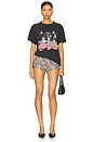 view 4 of 4 Aerosmith Singing Boxy Tee in Black Pigment