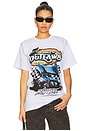 view 1 of 4 T-SHIRT BOXY WORLD OF OUTLAWS SPRING CAR SERIES in White