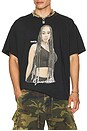 view 3 of 4 Saweetie Jumbo Tee in Black