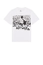 view 1 of 4 Woodstock Make Love Not War Tee in White