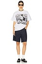 view 4 of 4 Woodstock Make Love Not War Tee in White