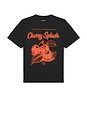 view 1 of 5 Push Pop Cherry Splash Tee in Black