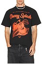 view 4 of 5 Push Pop Cherry Splash Tee in Black