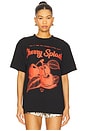 view 2 of 5 Push Pop Cherry Splash Tee in Black
