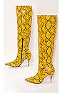 view 2 of 2 Nicole Boot in Mustard Snake
