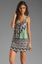 view 1 of 6 Tribal Trellis Fly Away Shift Dress in Multi
