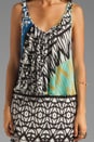 view 5 of 6 Tribal Trellis Fly Away Shift Dress in Multi