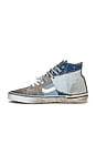 view 5 of 6 Caly Star Sneakers in Grey & Denim