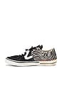 view 5 of 6 Caly Star Low Sneakers in Black & Zebra