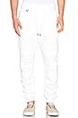 view 1 of 3 Shooter Jogger in White