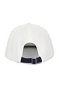 view 2 of 2 6-Panel Cap in White-Navy