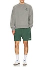 view 3 of 5 Stitch Tennis Shorts in Dark Green