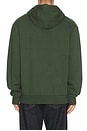 view 2 of 5 Stitch Hooded Sweatshirt in Dark Green