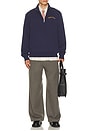 view 4 of 5 Western Quarter-Zip Sweatshirt in Navy