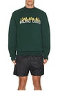 view 3 of 3 Entou Crewneck Sweater in Dark Green