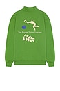 view 1 of 5 Zip Sweatshirt in Light Green