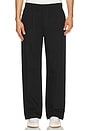 view 1 of 6 Lucien Herringbone Trousers in Black