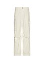 view 4 of 5 PANTALÓN CARGO in Off-White