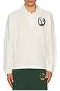 view 4 of 5 Knitted Rugby Shirt in Off-White