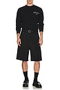 view 4 of 4 Long-Sleeved T-Shirt in Black
