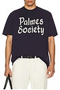 view 3 of 4 Society T-Shirt in Dark Blue