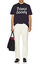 view 4 of 4 Society T-Shirt in Dark Blue