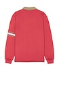 view 4 of 5 Forever Open Rugby Shirt in Red