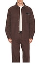 view 1 of 5 Palmes Course Overshirt in Brown