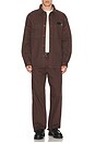 view 3 of 5 Palmes Course Overshirt in Brown