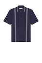 view 4 of 4 Panel Zip Polo in Navy